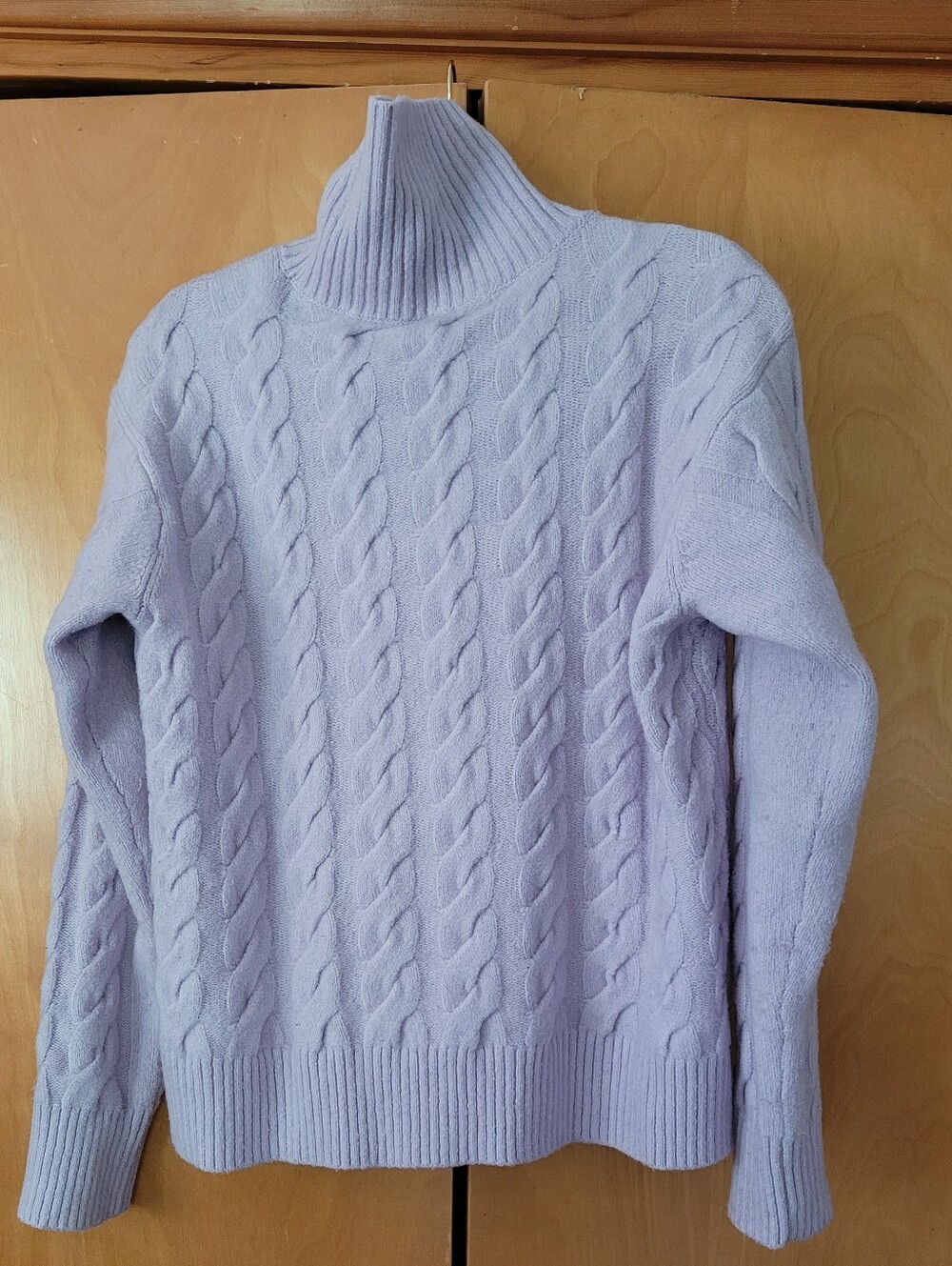 Nordstrom Wool Blend Cable Turtleneck Size Small